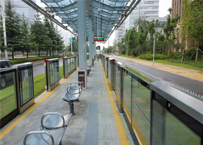CAN Manual Open Bus Platform Screen Doors Communication Emergency For BRT
